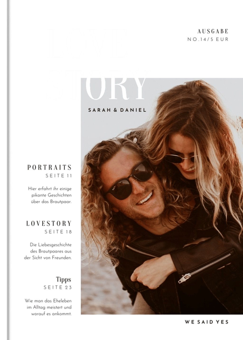 Fotobuch Editorial Style