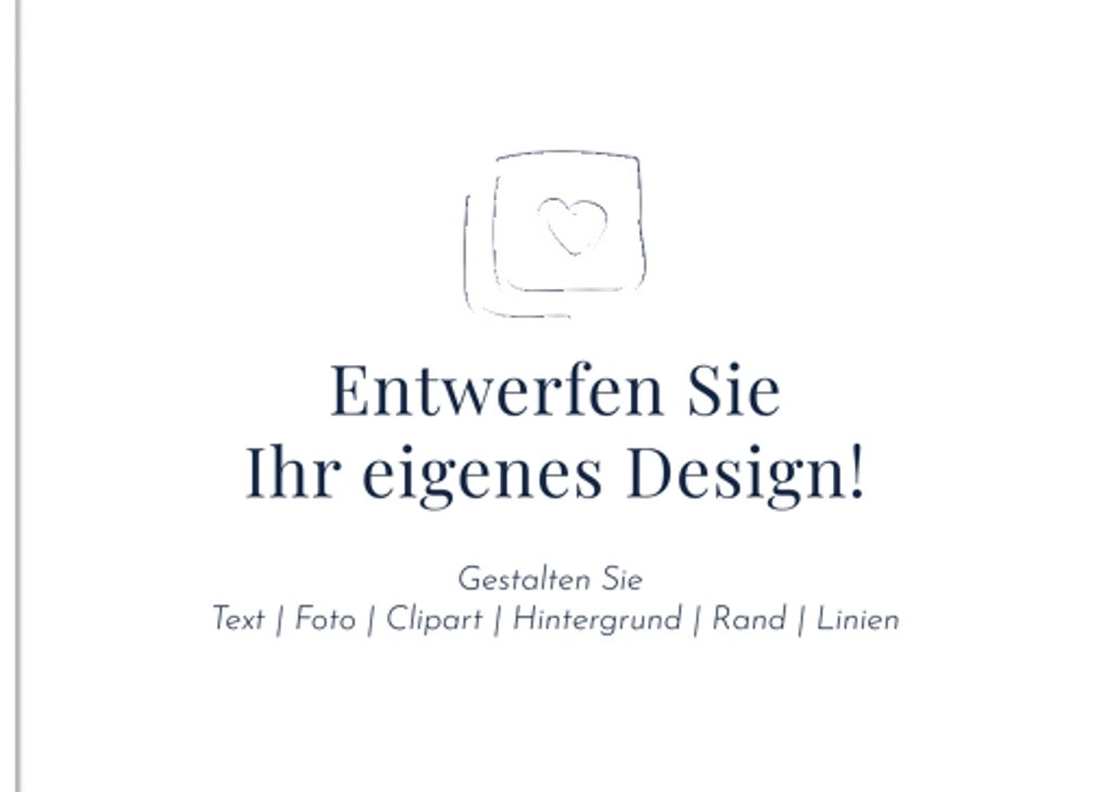 Fotobuch Blanko-Design