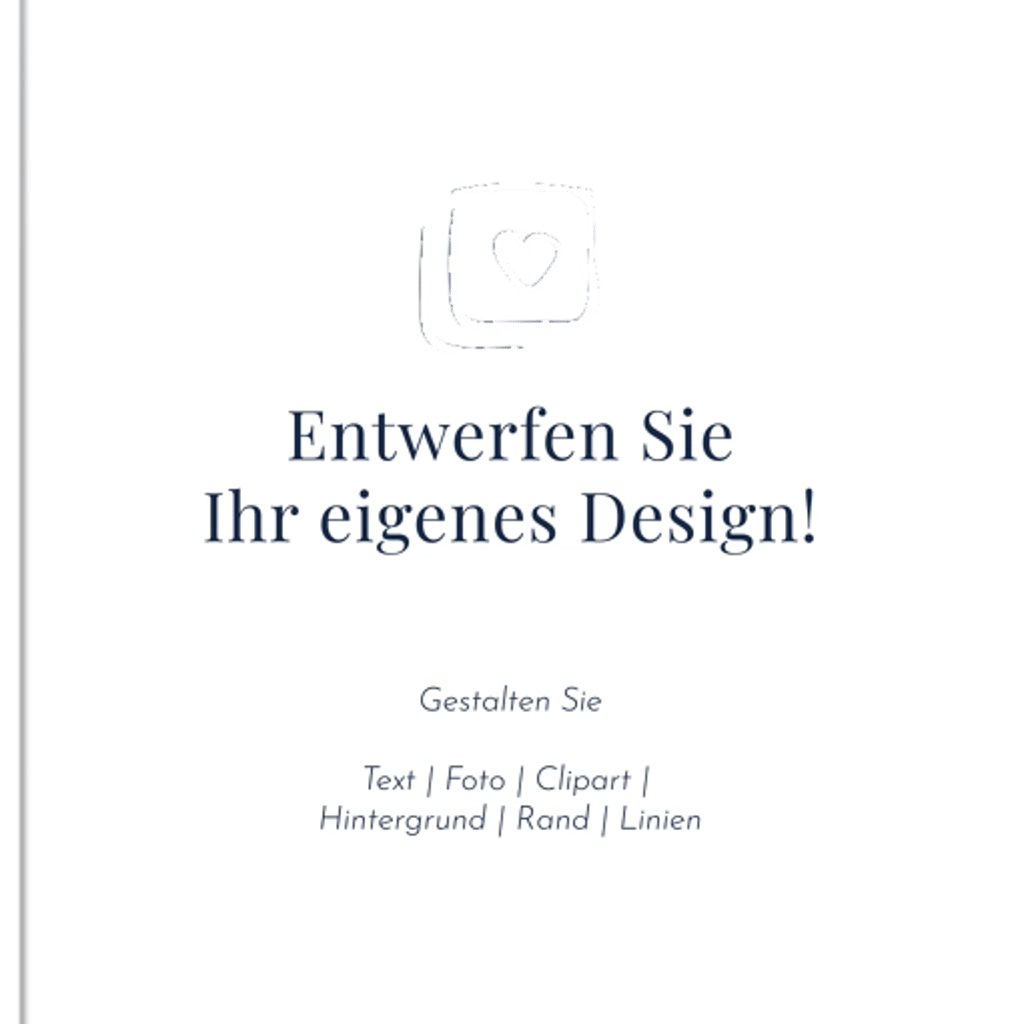 Fotobuch Blanko-Design