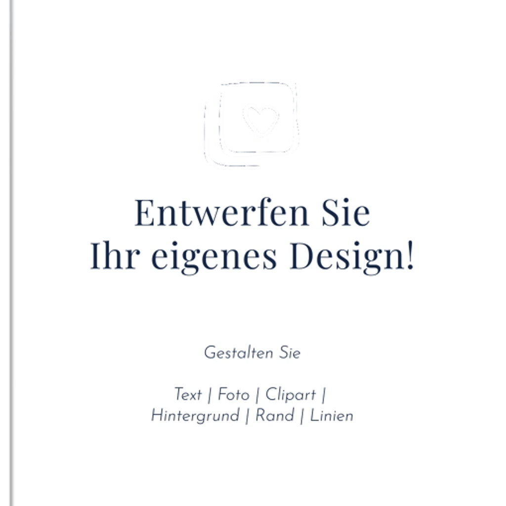 Fotobuch Blanko Design