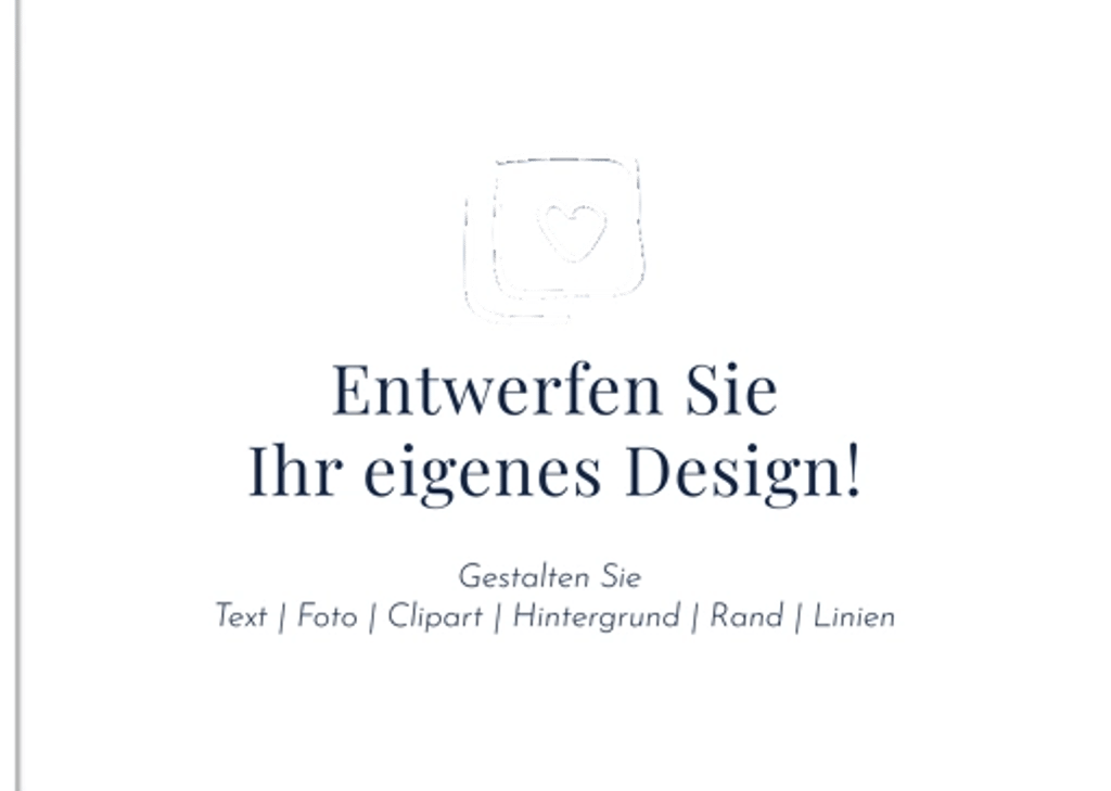 Fotobuch Blanko-Design