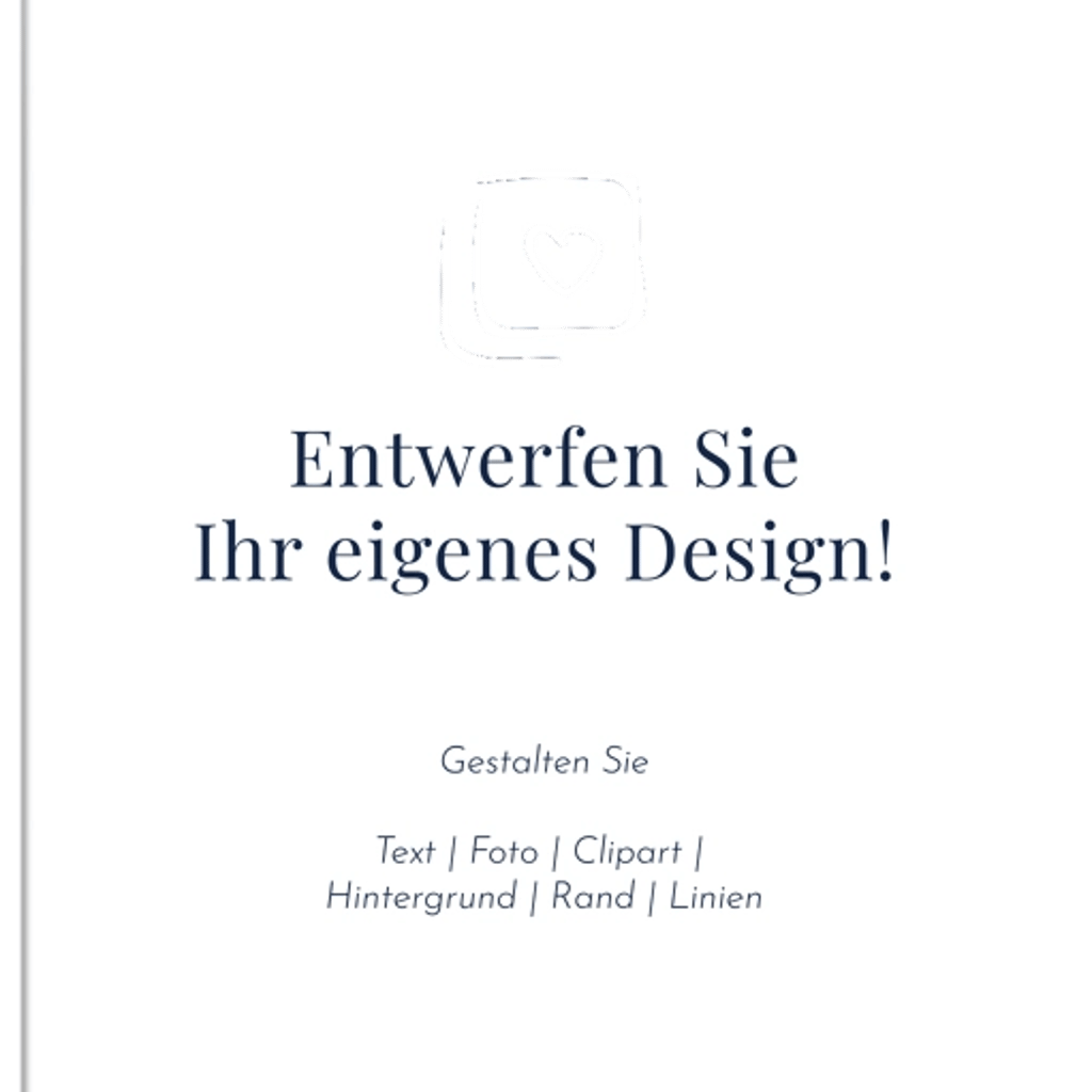 Fotobuch Blanko Design