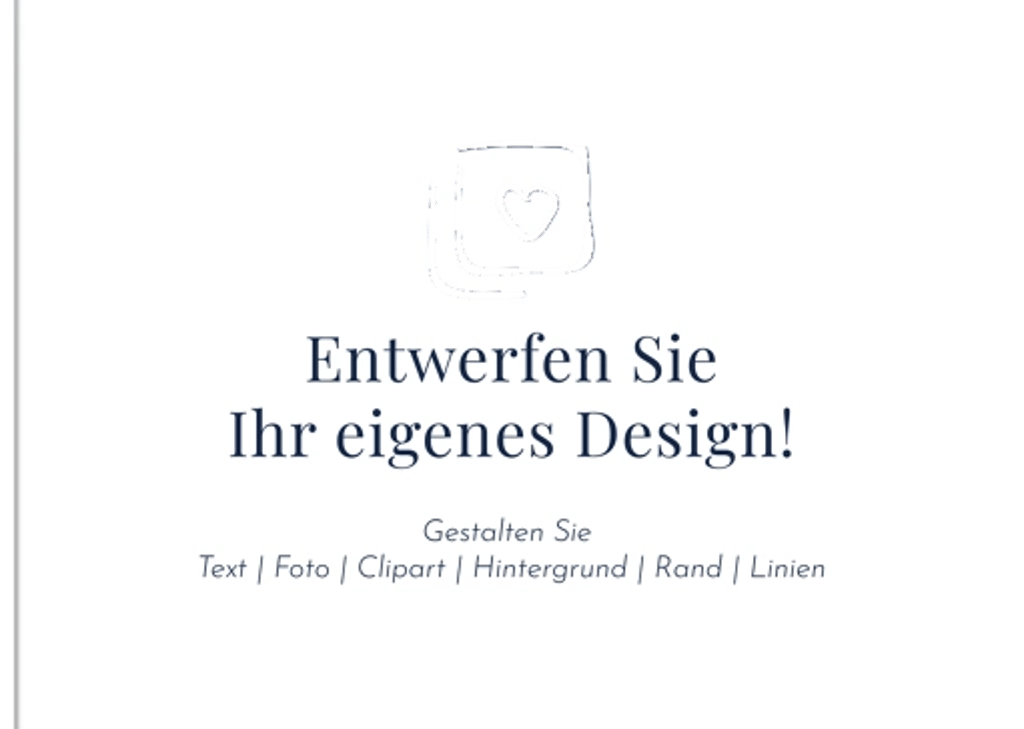 Fotobuch Blanko Design