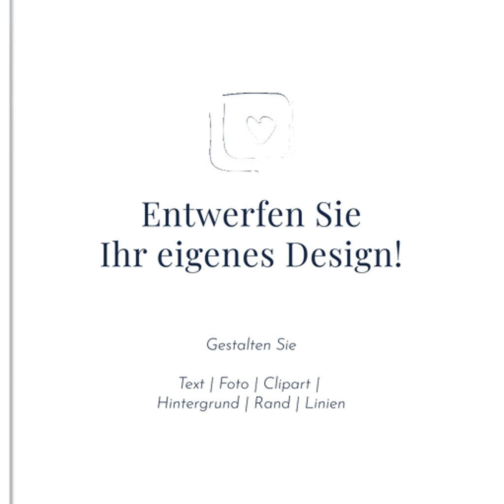Fotobuch Blanko-Design