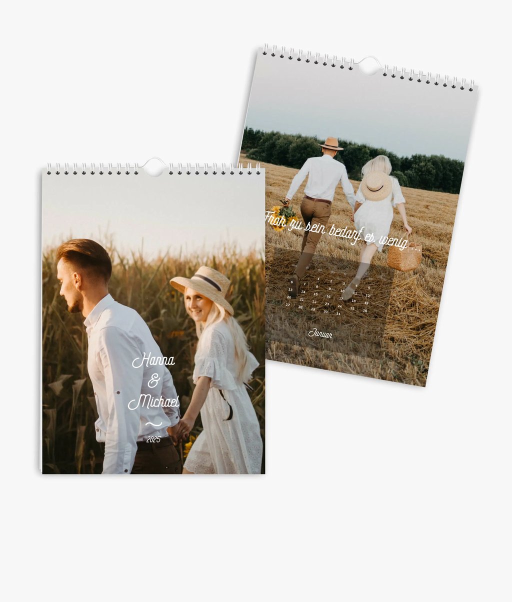 Wandkalender Love & Peace