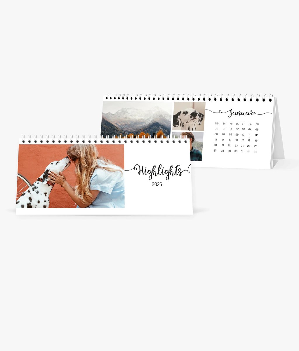 Tischkalender Handlettering