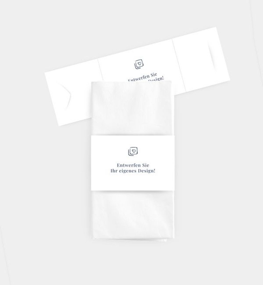 Taschentücher-Banderole blankodesign/taschentuecher-banderole/occasion Blanko Design