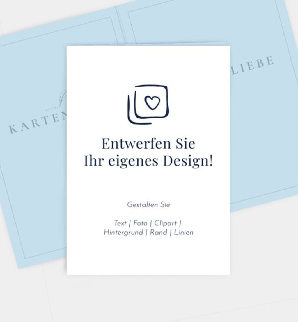 Einladungskarte Blanko Design Blanko Design