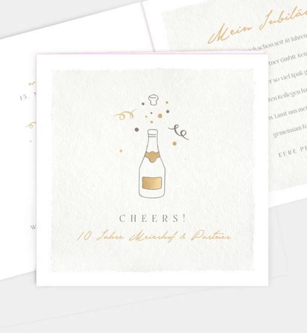 category.einladungskarte jubilaeum/einladungskarte/occasion Champagne