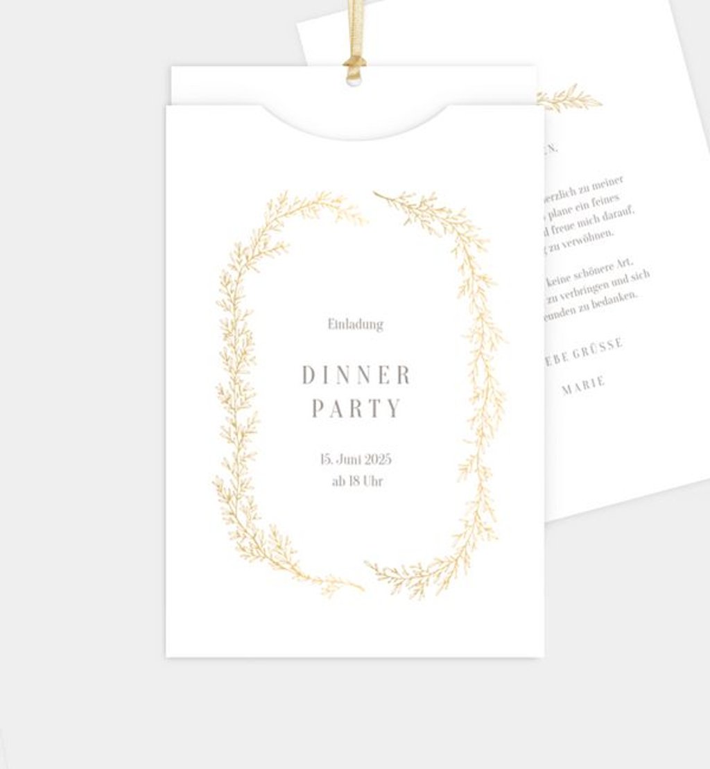 category.einladungskarte dinner/einladungskarte/occasion Elegant Branches