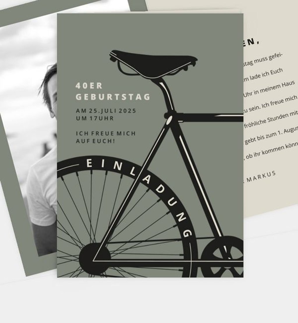category.einladungskarte Geburtstag Bike