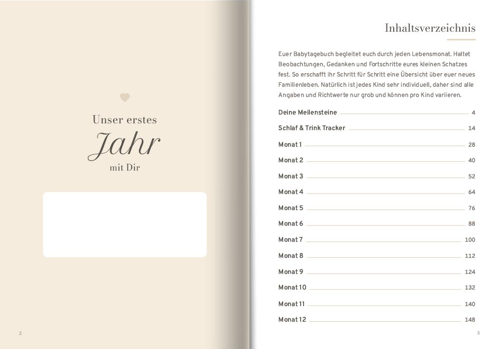 babytagebuch inlay 1