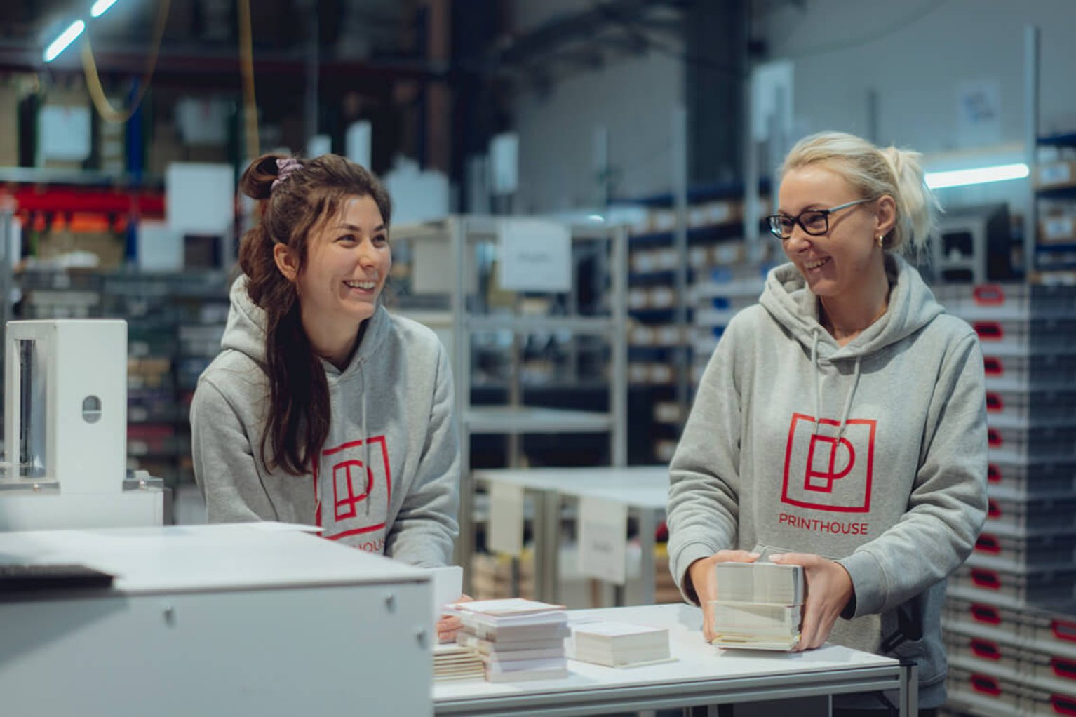 Hochwertige Produktion in unserer Druckerei in Olching bei München