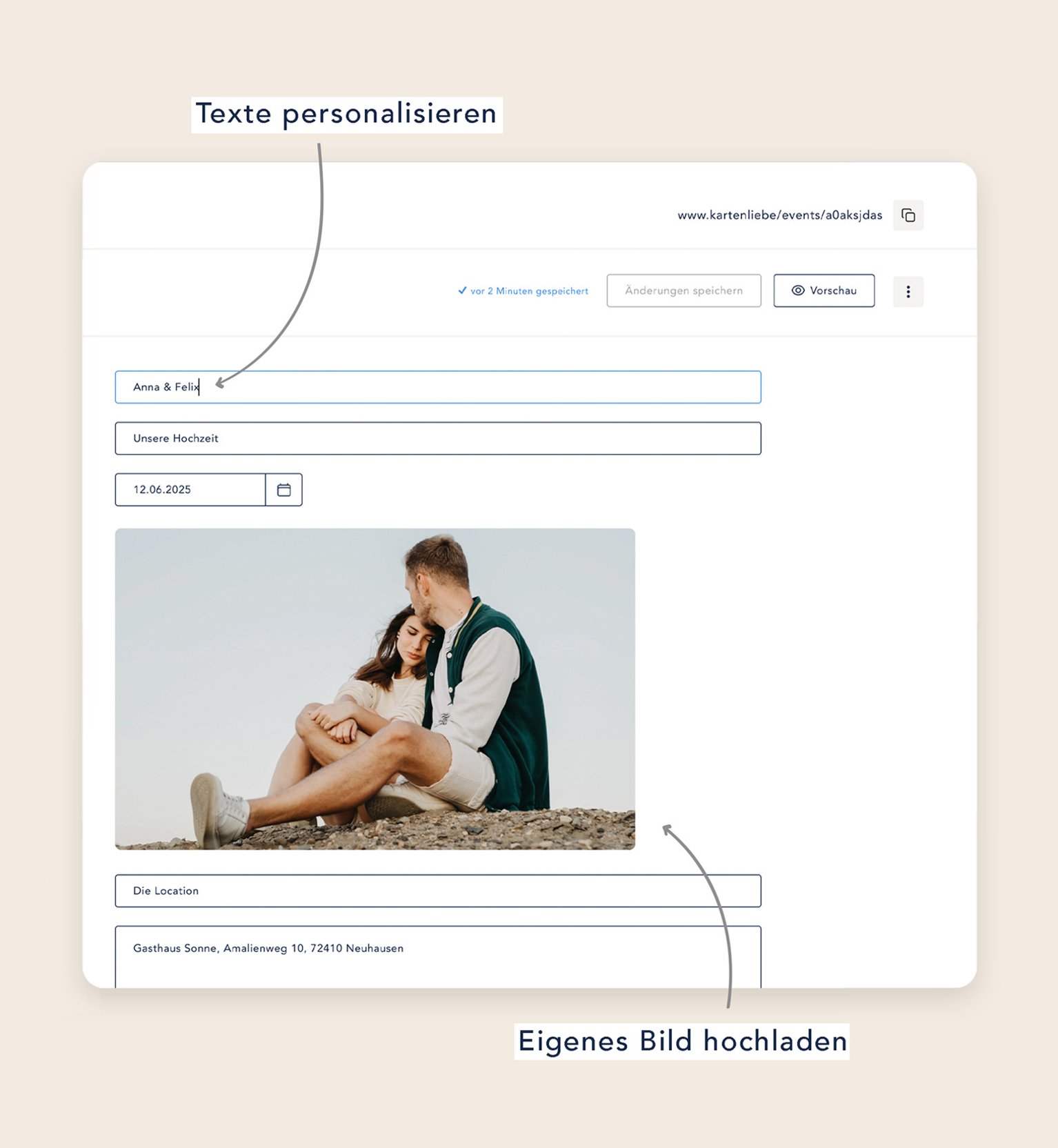 Das Kartenliebe Eventportal