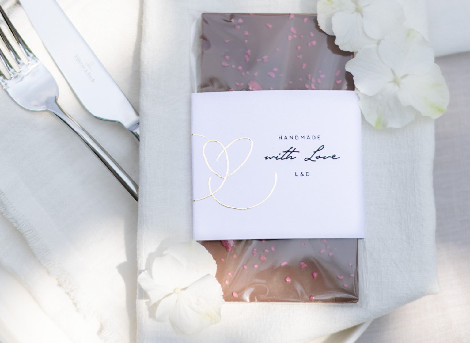 Gastgeschenke zur Hochzeit  - Banderole