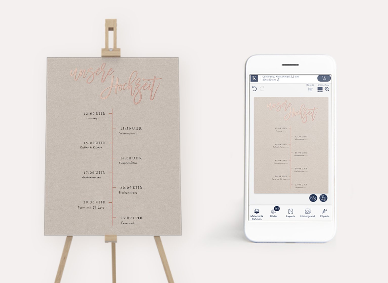 Tagesablauf Hochzeit