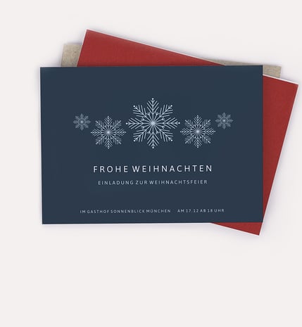 Weihnachtskarten geschaeftlich Weihnachtsfeier