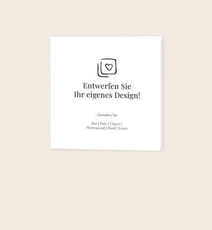 Hochzeitskarten Blankodesign