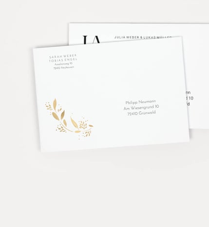 Umschlaege mit Design