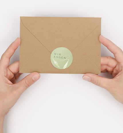 Siegelsticker Hochzeitskarten