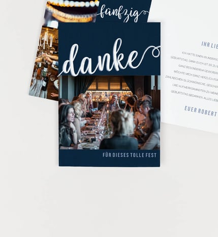 Geburtstag Dankeskarten