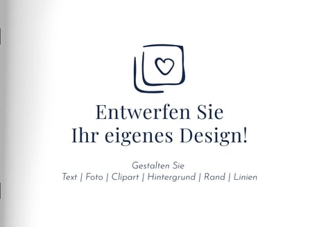 Fotobuch Blanko-Design