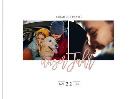 Fotobuch Rosegold Year