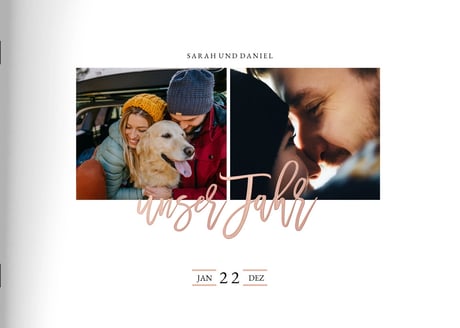 Fotobuch Rosegold Year