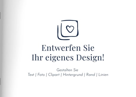 Fotobuch Blanko-Design