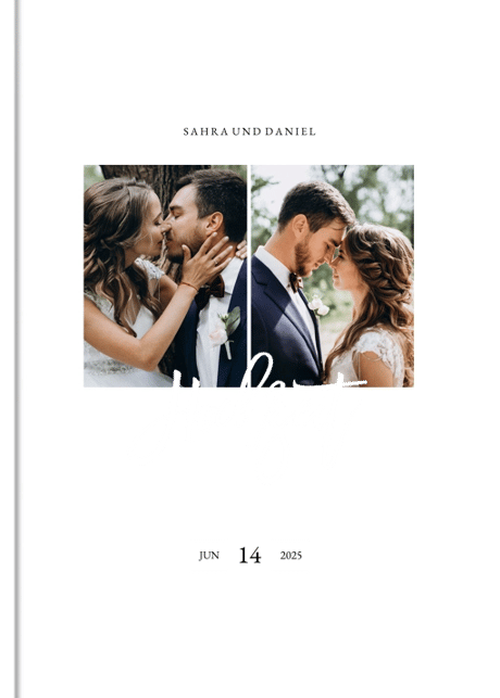 Fotobuch Rosegold Wedding