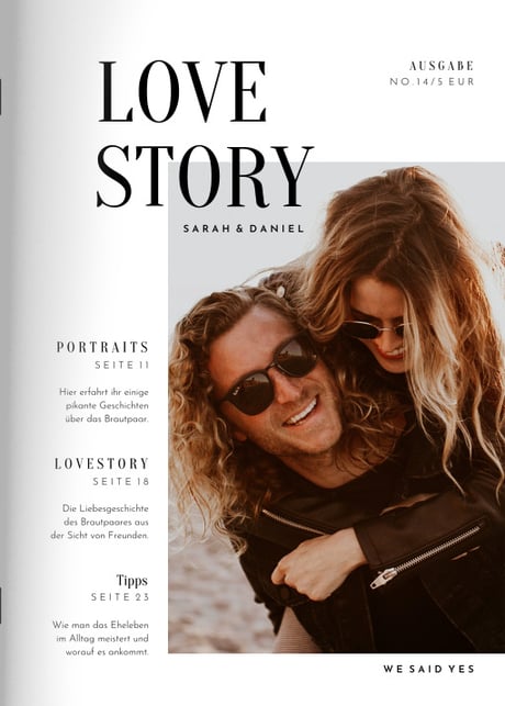 Fotobuch Editorial Style