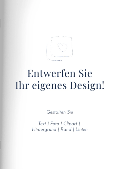 Fotobuch Blanko Design