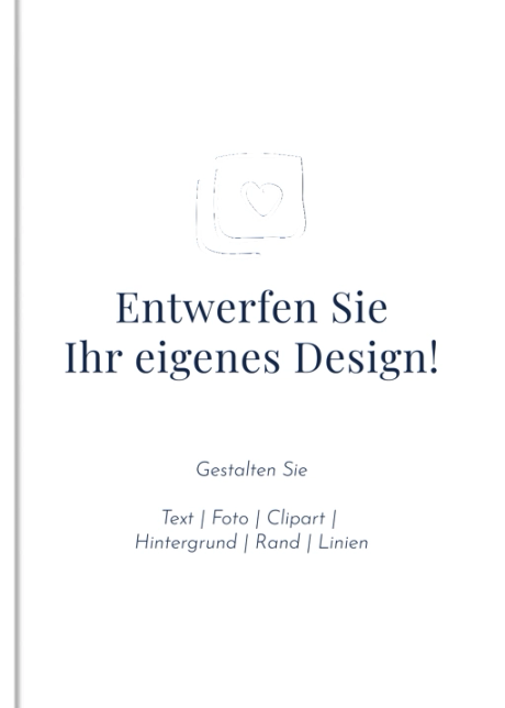 Fotobuch Blanko Design