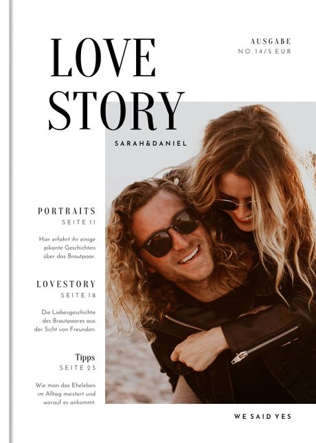 Fotobuch Editorial Style