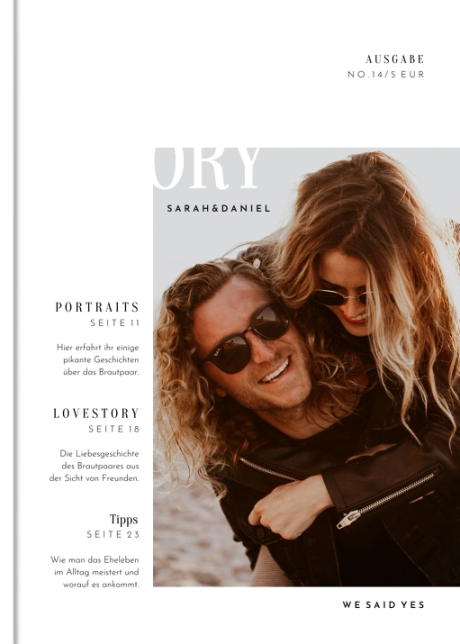 Fotobuch Editorial Style