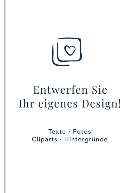 Fotobuch Blanko-Design