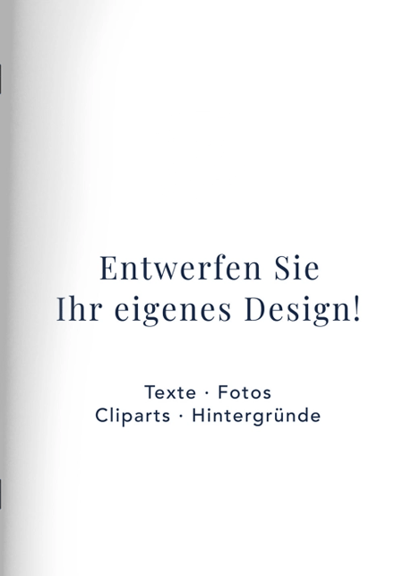Fotobuch Blanko-Design