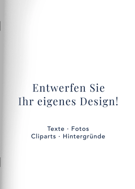 Fotobuch Blanko-Design
