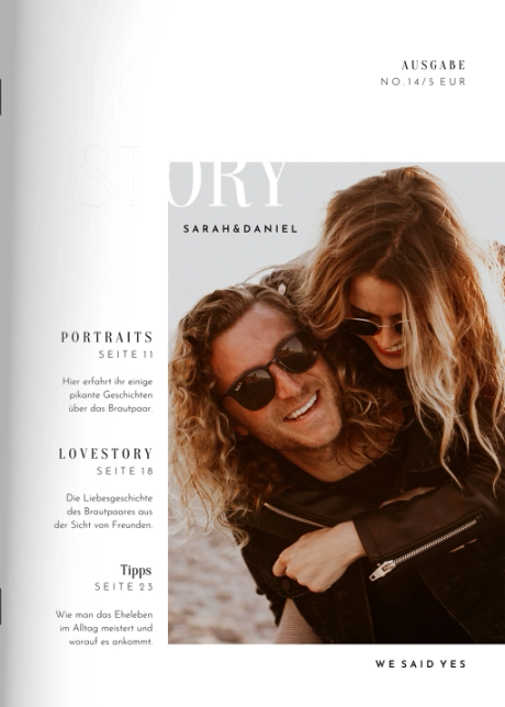 Fotobuch Editorial Style