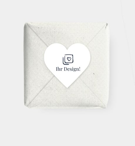 Geschenkaufkleber Herz (55x54)