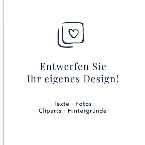 Fotobuch Blanko-Design