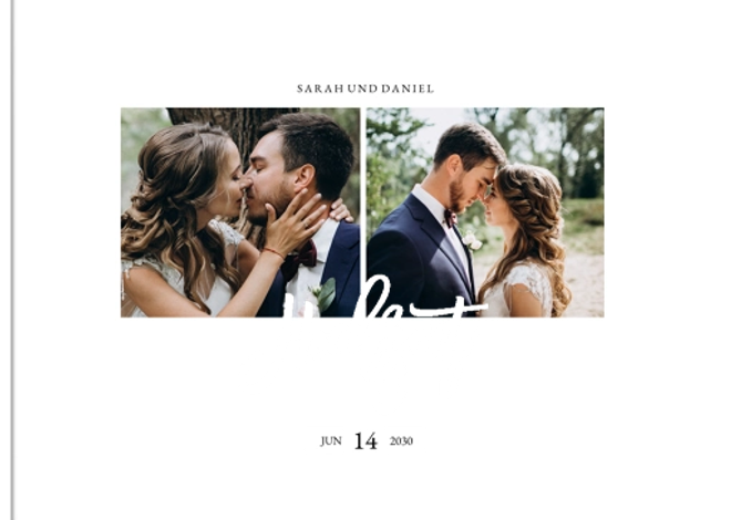 Fotobuch Rosegold Wedding