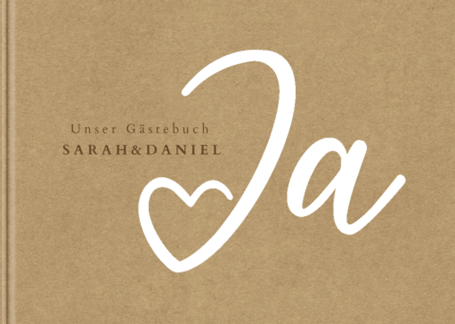 Fotobuch Ja · Mitten ins Herz