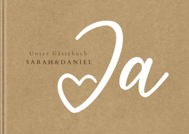 Fotobuch Ja · Mitten ins Herz