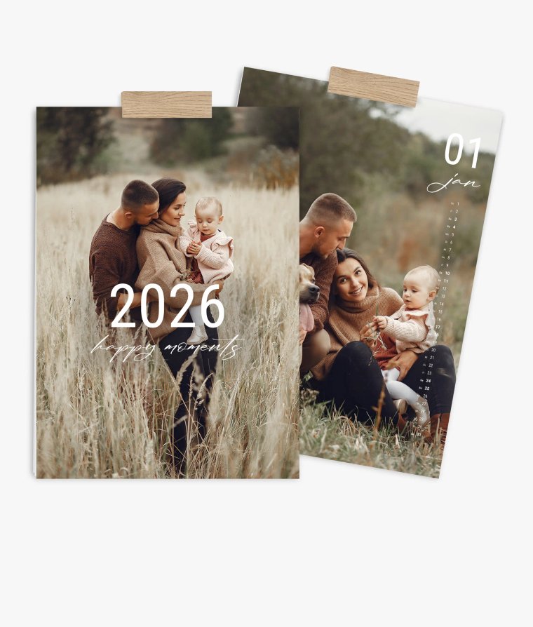 Wandkalender Happy Life