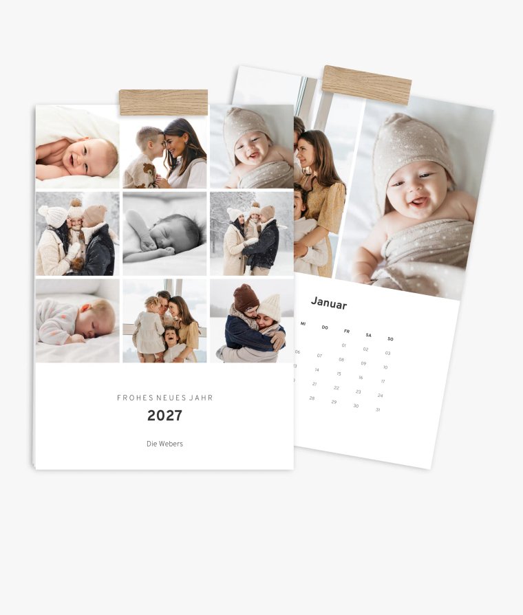 Wandkalender Modern Collage