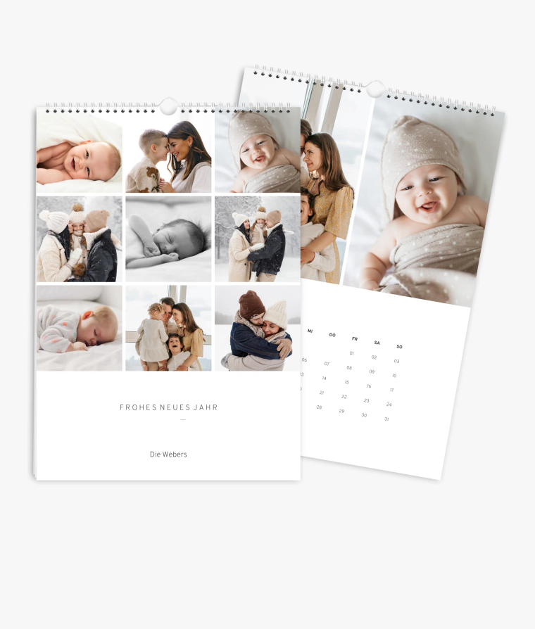 Wandkalender Modern Collage