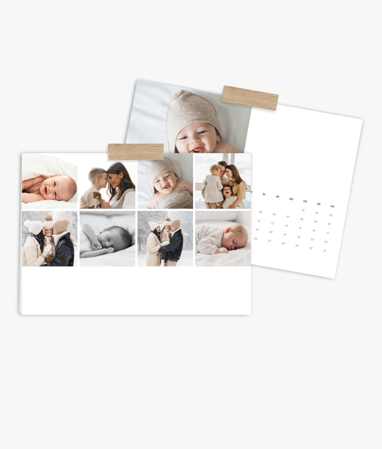 Wandkalender Modern Collage