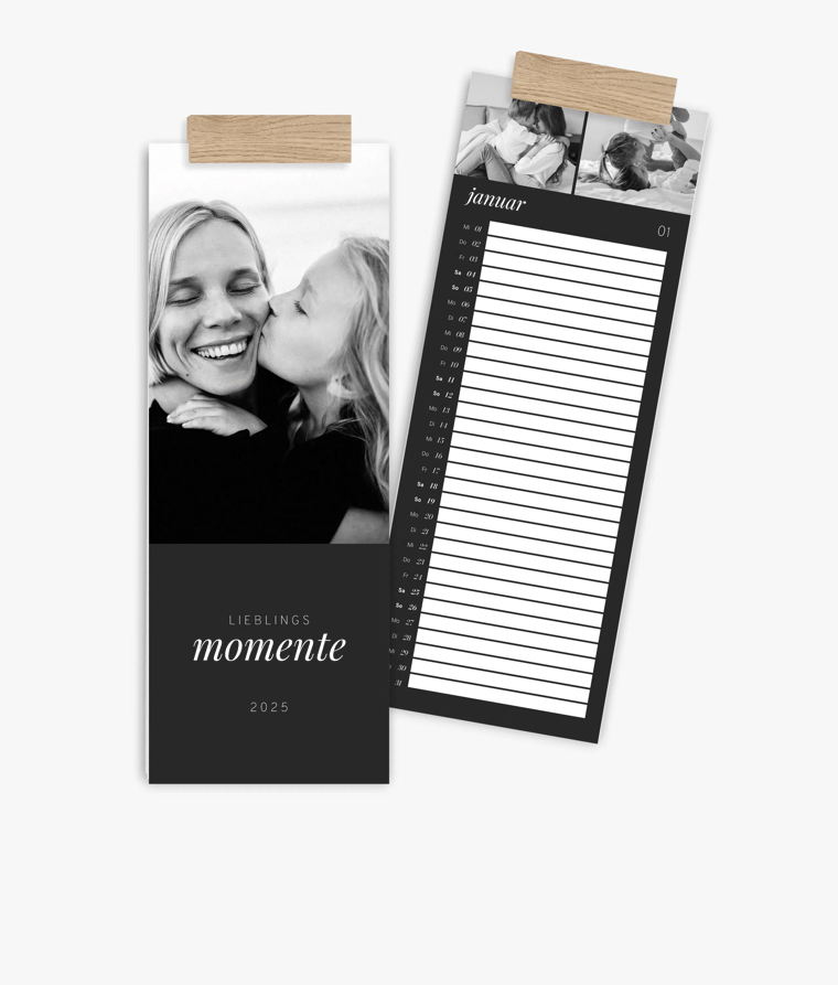 Küchenkalender Noir Essence