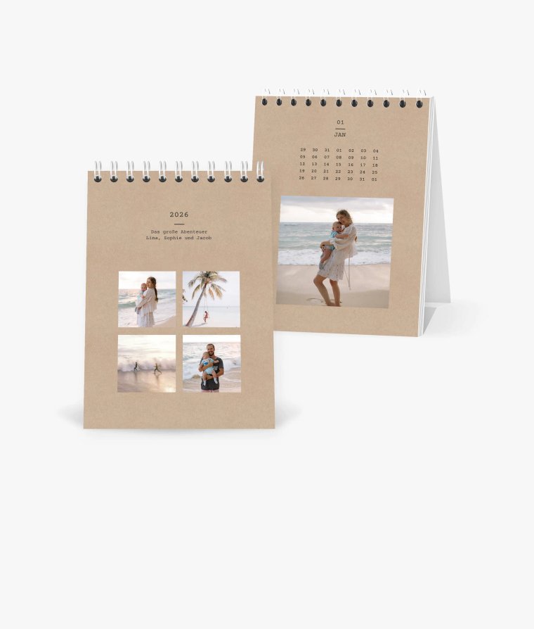 Tischkalender Clean Crafty